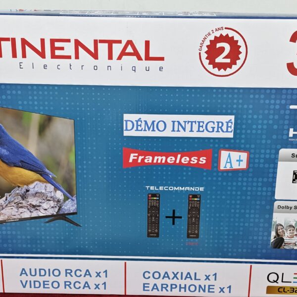 Téléviseur marque continental 32p simple